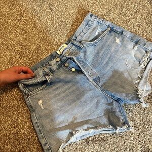 AGOLDE Women's Blue Denim Shorts size 29